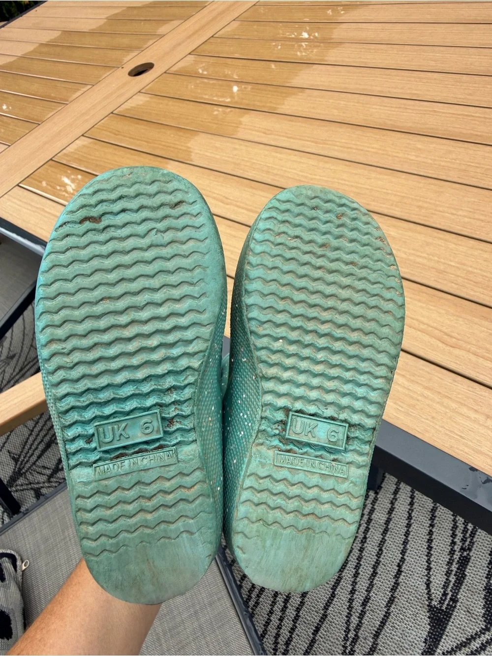 Hunter Kids Teal Speckled Rain Boots